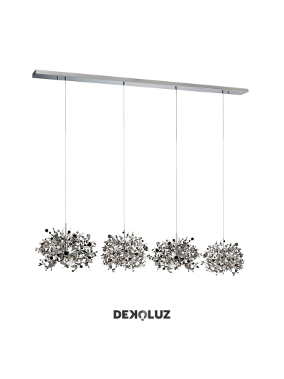 LAYLAH- Colgante decorativo de hojas de 4 luces