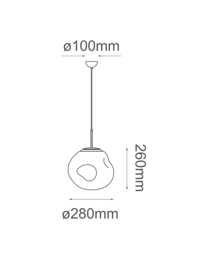 Munch- Colgante decorativo nórdico