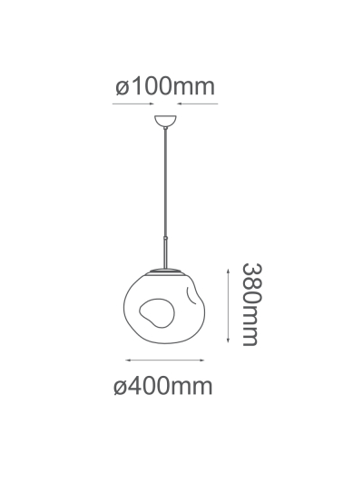 Munch- Colgante decorativo nórdico