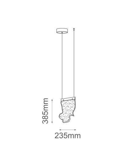 COLGANTE DECORATIVO LÁMINA LIGERA