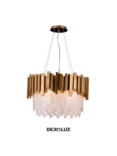 COLGANTE DECORATIVO BLOQUES VIDRIADOS REDONDO