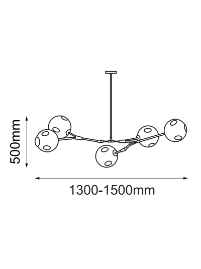 COLGANTE DECORATIVO RAMAS DE CRISTAL