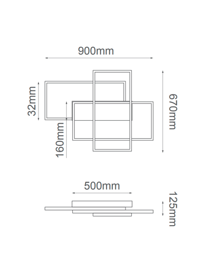 COLGANTE DECORATIVO MARCOS SUPERPOSICIÓN