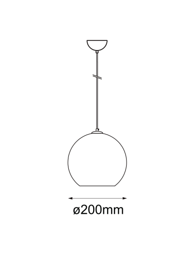 COLGANTE DECORATIVO ESFERA BRILLANTE