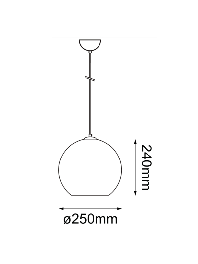 COLGANTE DECORATIVO ESFERA BRILLANTE