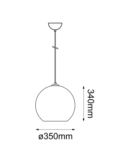 COLGANTE DECORATIVO ESFERA BRILLANTE