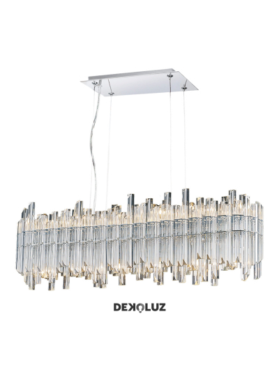 COLGANTE DECORATIVO CRISTALES VARITAS RECTANGULAR