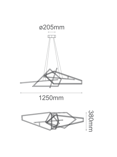 COLGANTE DECORATIVO CAOS