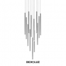 Lámpara Tubos Acero Moderna