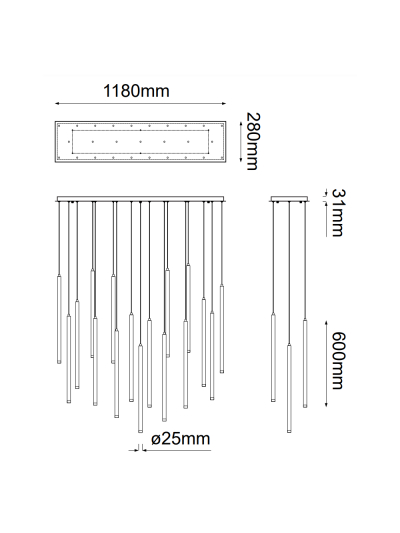 COLGANTE DECORATIVO CILINDROS 27