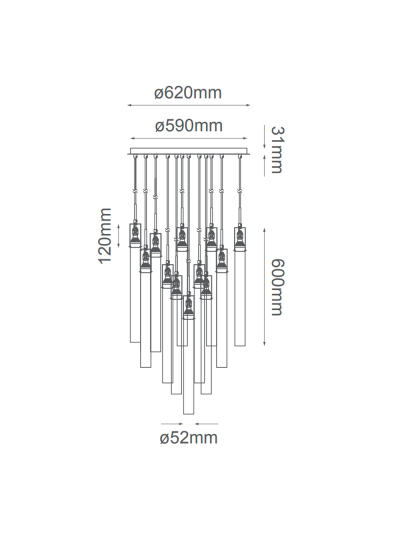 COLGANTES DECORATIVOS GEL CYLINDER 13