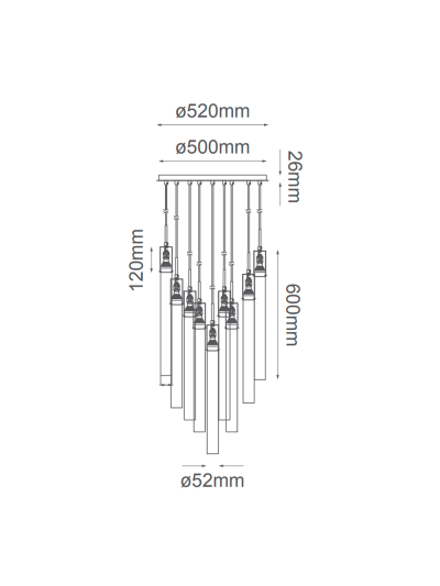 COLGANTES DECORATIVOS GEL CYLINDER 9
