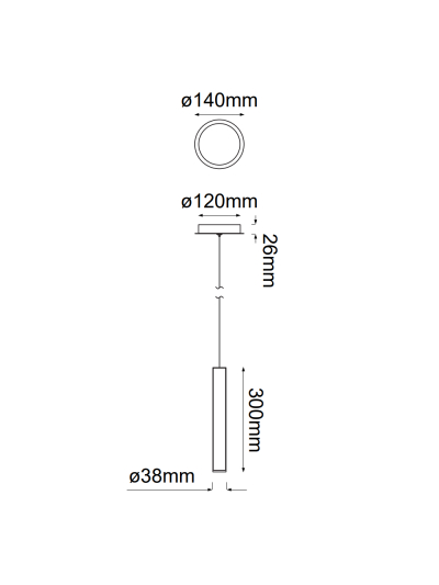 COLGANTE DECORATIVO GEL CYLINDER