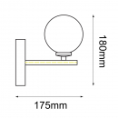 LÁMPARA DE PARED LUNAR