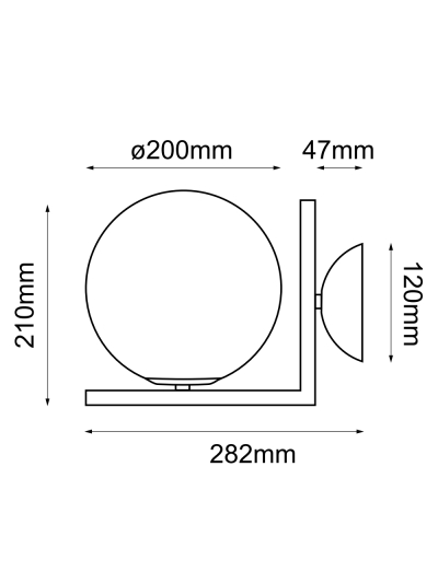 LÁMPARA DE PARED LUNAR