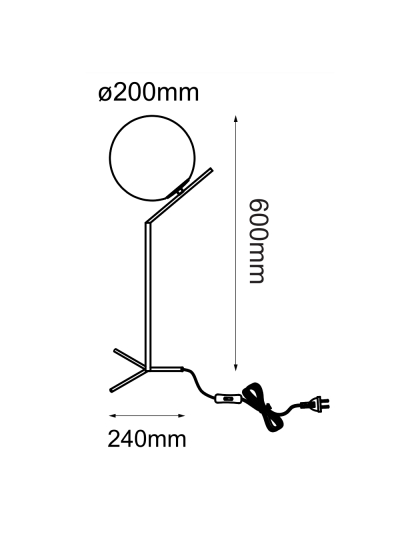 LÁMPARA DE MESA LUNAR