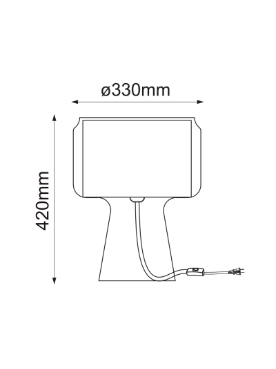 LÁMPARA DE MESA MODERNA