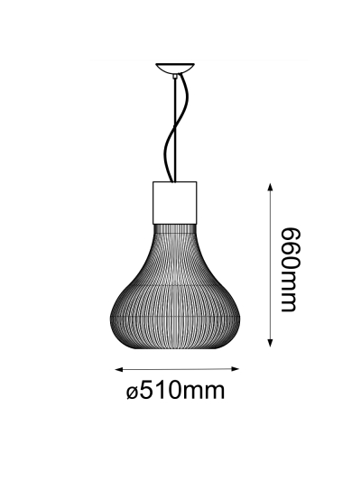 Lámpara Decorativa Diseño Enrejado