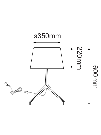 LÁMPARA DE MESA NATURE