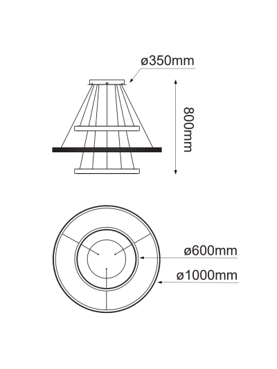 COLGANTE DECORATIVO ANILLOS GRIEGOS