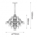 Candelabro Moderno Cristales Decorativos