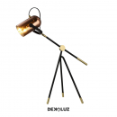 Lámpara Trípode Cobre Moderna