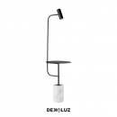 Lámpara Pie Mármol Moderna