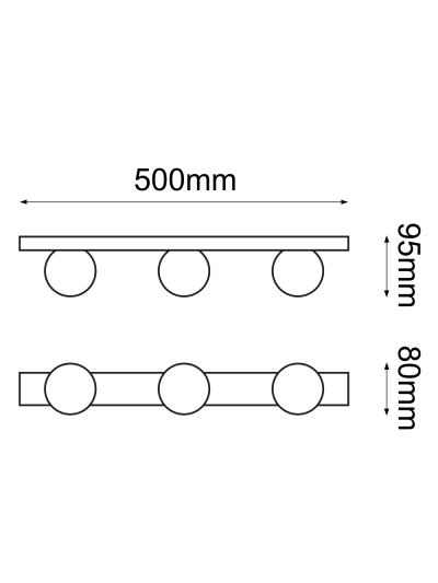 LÁMPARA DE PARED VANIDAD