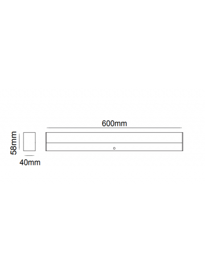 Aplique LED Barra Moderna