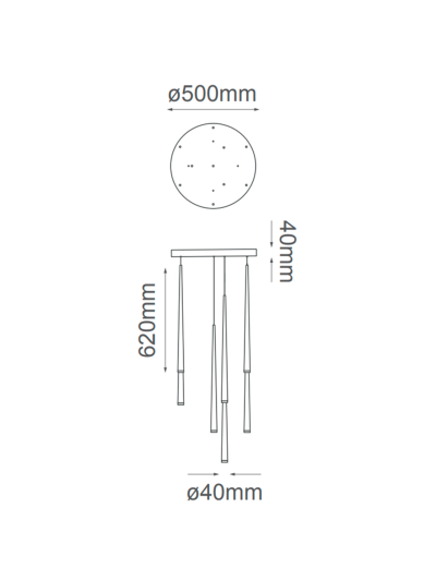 COLGANTE DECORATIVO LUVIA 10