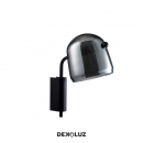 Aplique Moderno Cristal Ahumado