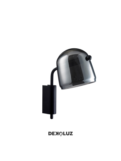 Aplique Moderno Cristal Ahumado